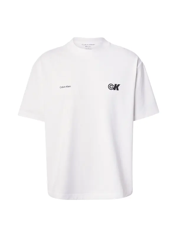 Calvin Klein Calvin Klein Majica  črna / bela