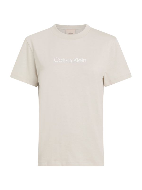 Calvin Klein Calvin Klein Majica 'HERO'  greige / bela