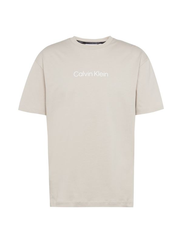 Calvin Klein Calvin Klein Majica 'HERO'  greige / bela