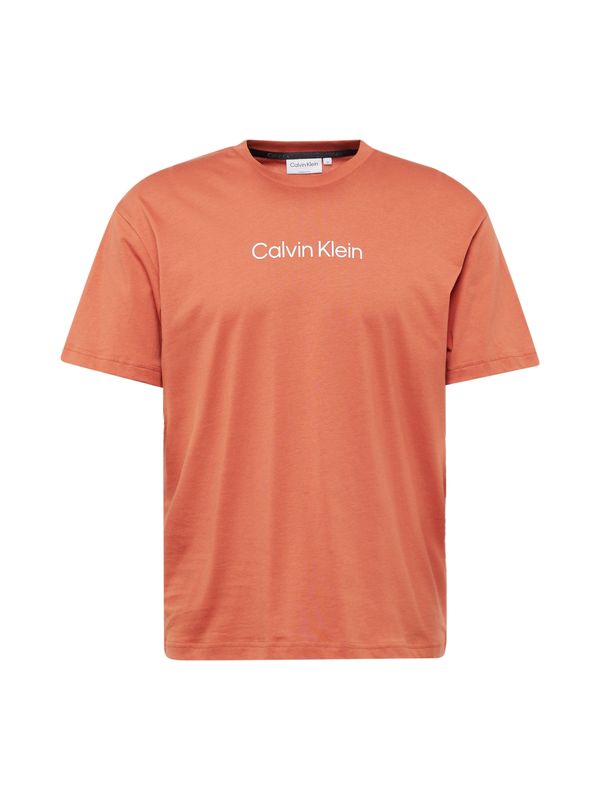 Calvin Klein Calvin Klein Majica 'Hero'  rjasto rdeča / bela