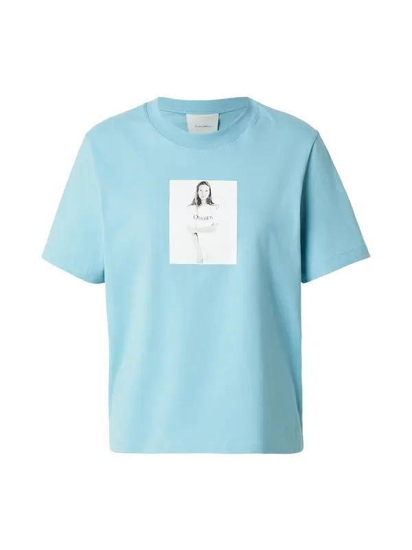 Calvin Klein Calvin Klein Majica 'OBSESSION'  svetlo modra / siva / bela