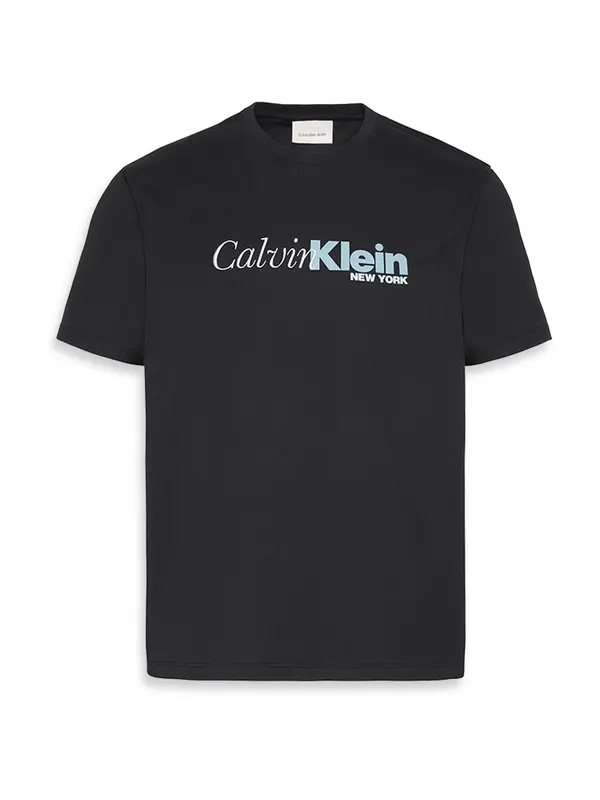 Calvin Klein Calvin Klein Majica  pastelno zelena / črna / bela