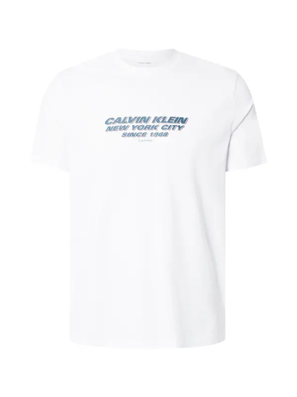 Calvin Klein Calvin Klein Majica  petrol / rdeča / bela