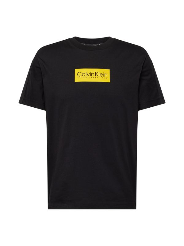 Calvin Klein Calvin Klein Majica  rumena / črna