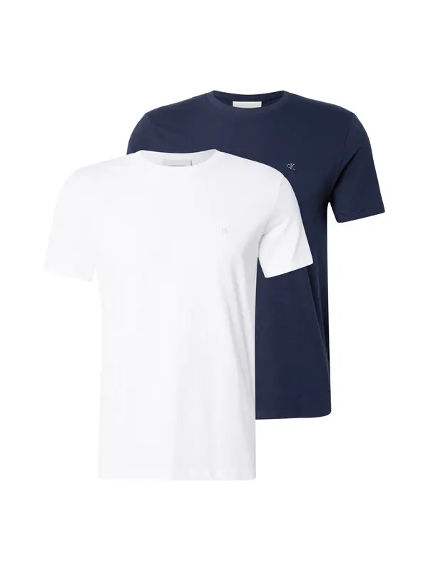 Calvin Klein Calvin Klein Majica  temno modra / bela