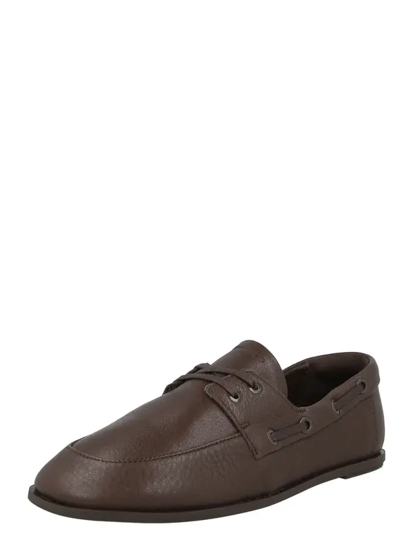 Calvin Klein Calvin Klein Mokasini 'Pebble-grain'  temno rjava