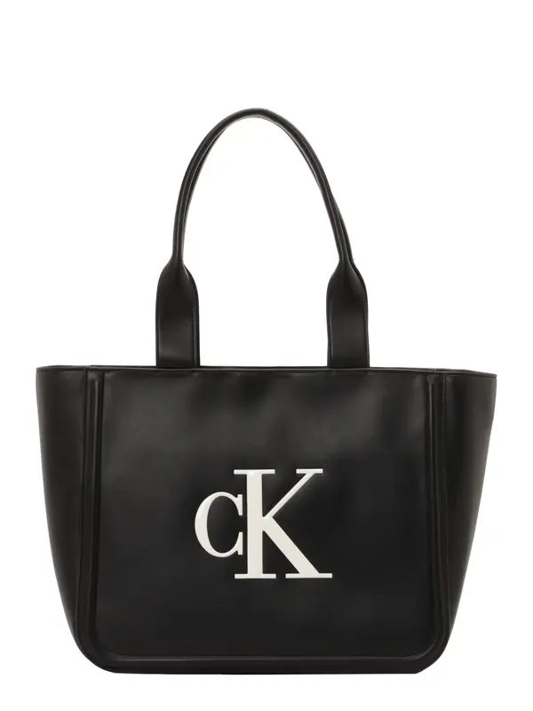 Calvin Klein Calvin Klein Nakupovalna torba  črna / bela