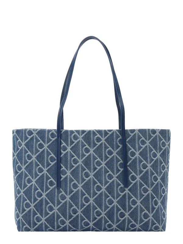 Calvin Klein Calvin Klein Nakupovalna torba  moder denim / svetlo modra