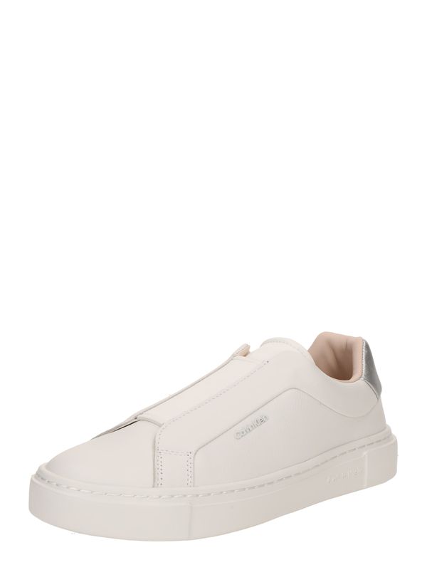 Calvin Klein Calvin Klein Natikač 'CUPSOLE'  srebrna / naravno bela