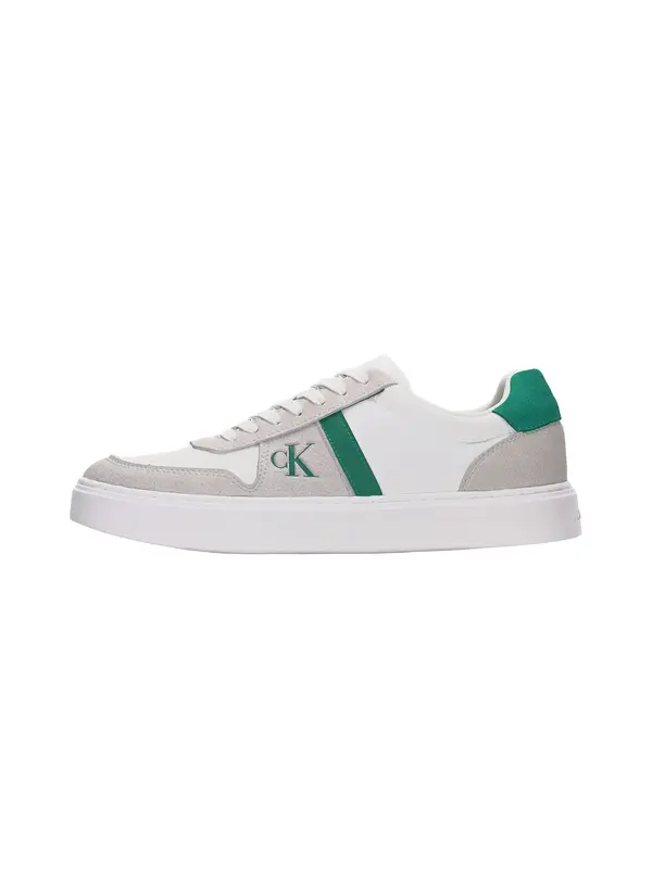 Calvin Klein Calvin Klein Nizke superge 'Baseline'  travnato zelena / bela