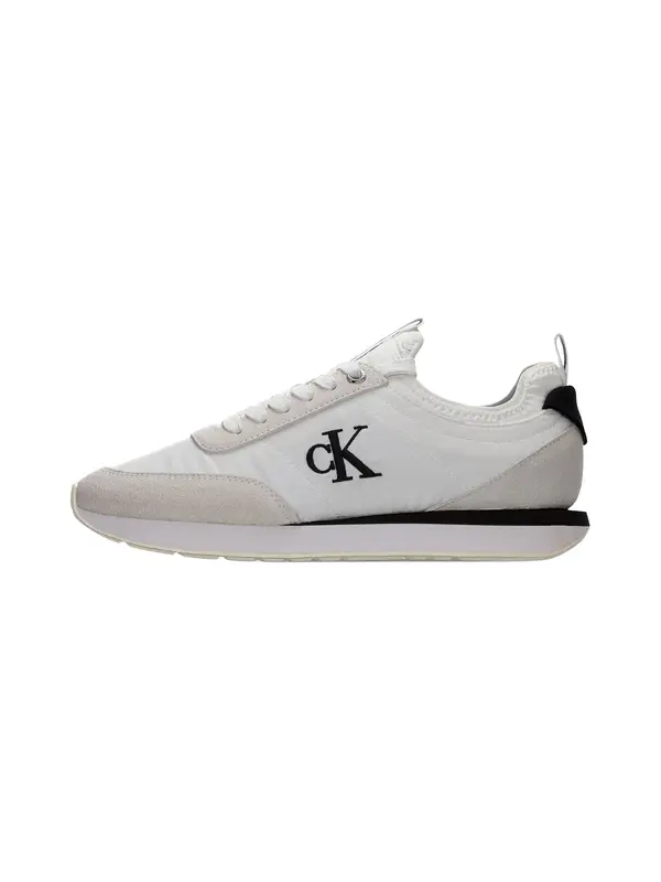 Calvin Klein Calvin Klein Nizke superge 'Essential Retro Mono-sock Fit'  svetlo siva / črna / bela