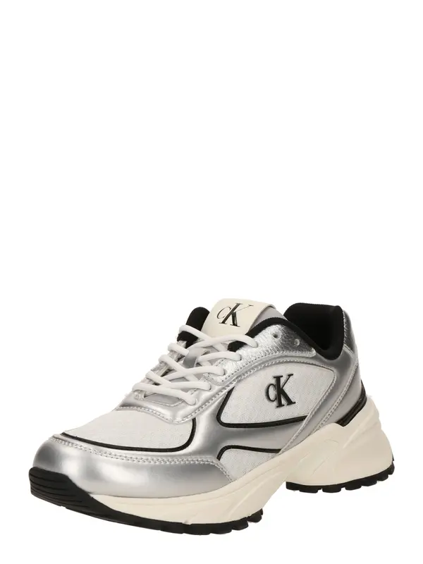 Calvin Klein Calvin Klein Nizke superge 'HIKE RUNNER'  črna / srebrna / naravno bela