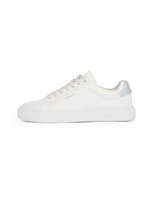 Calvin Klein Calvin Klein Nizke superge  srebrna / bela