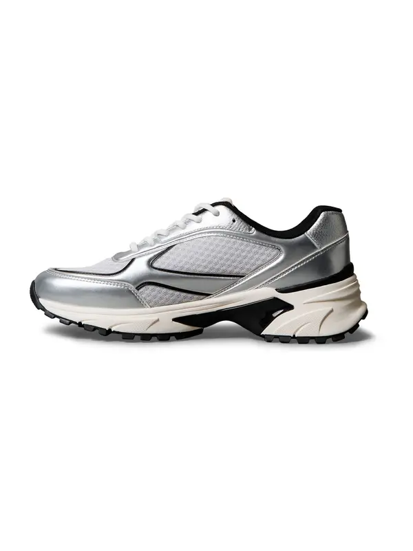 Calvin Klein Calvin Klein Nizke superge  srebrna / bela