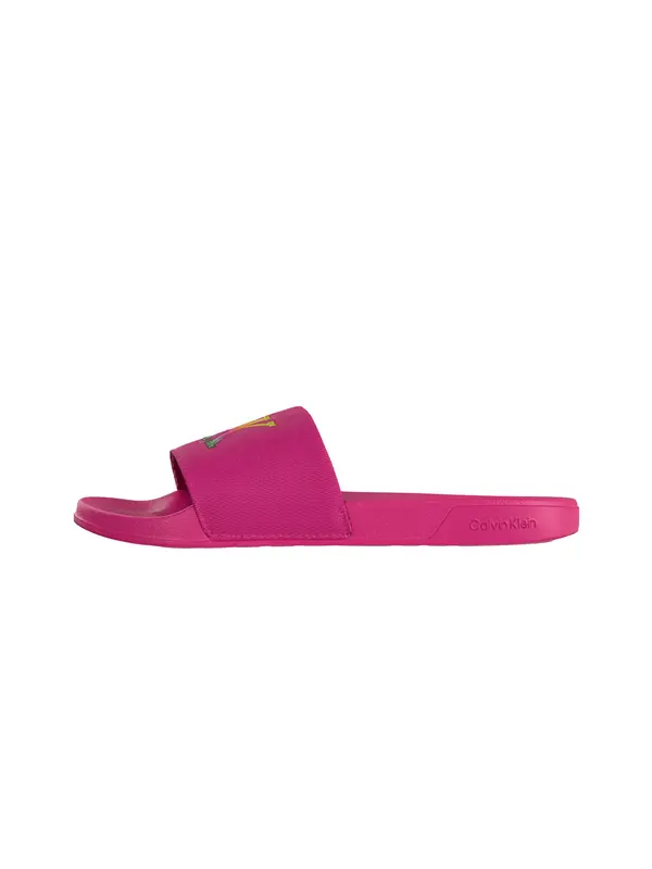 Calvin Klein Calvin Klein Nizki natikači 'Ombre Logo Strap'  apno / zelena / jagoda / oranžna