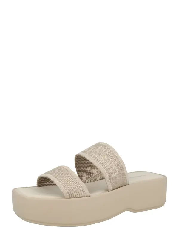 Calvin Klein Calvin Klein Nizki natikači  temno siva / greige