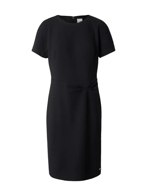 Calvin Klein Calvin Klein Oprijeta obleka 'SCUBA CREPE'  črna