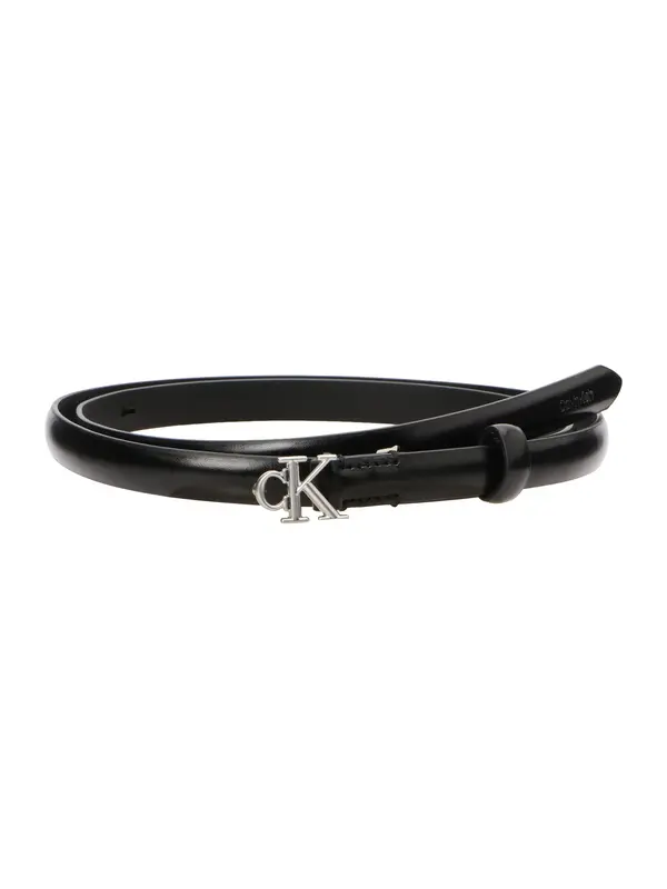 Calvin Klein Calvin Klein Pas  črna / srebrna