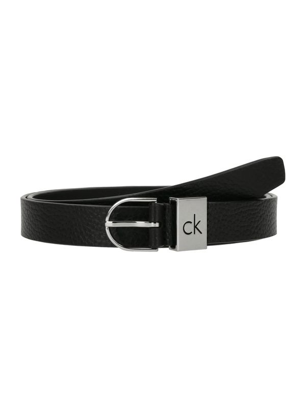 Calvin Klein Calvin Klein Pas  črna / srebrna