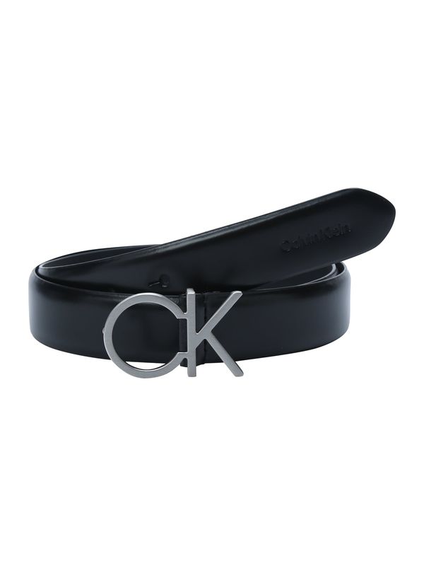 Calvin Klein Calvin Klein Pas  črna / srebrna