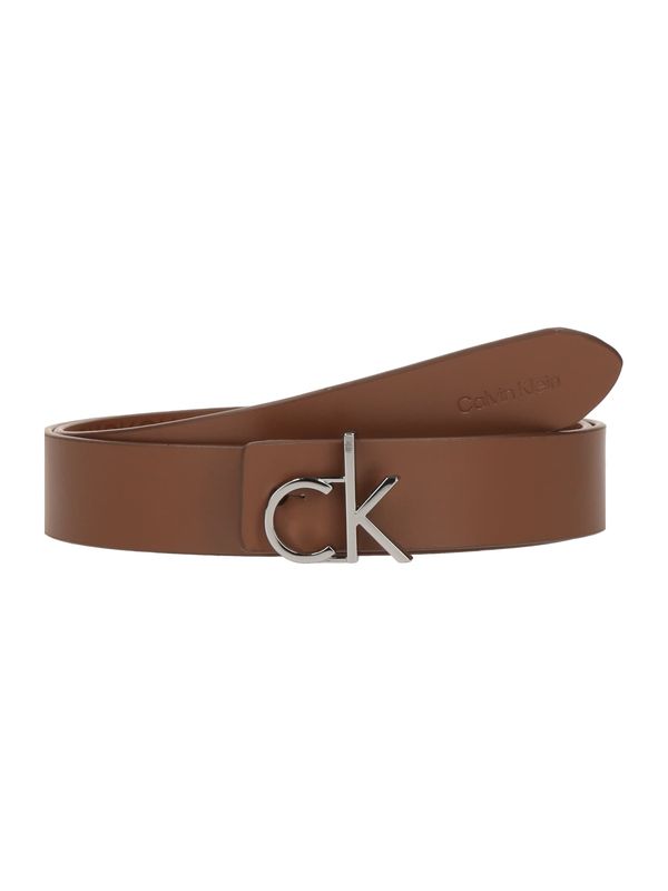 Calvin Klein Calvin Klein Pas  rjava / srebrna