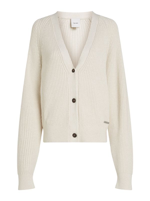 Calvin Klein Calvin Klein Pletena jopa  svetlo bež