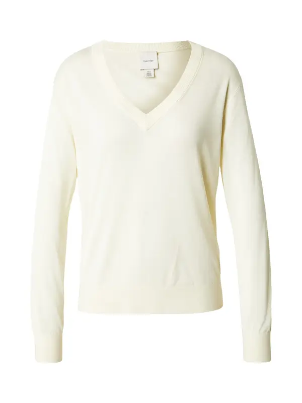 Calvin Klein Calvin Klein Pulover  volneno bela