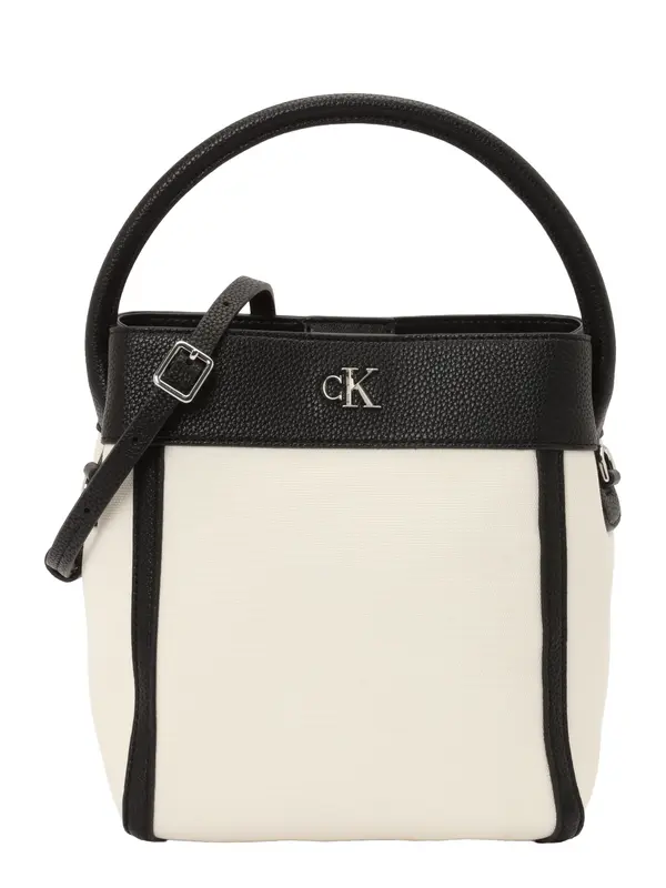 Calvin Klein Calvin Klein Ročna torbica  črna / volneno bela