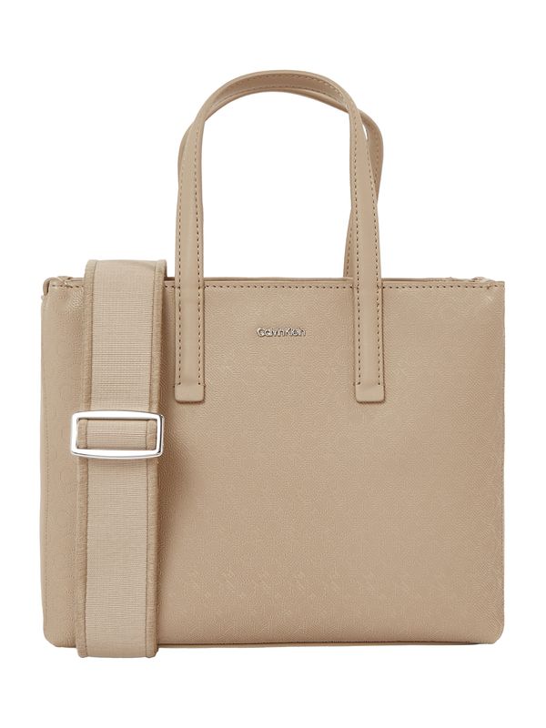 Calvin Klein Calvin Klein Ročna torbica 'MUST'  brokat / svetlo rjava