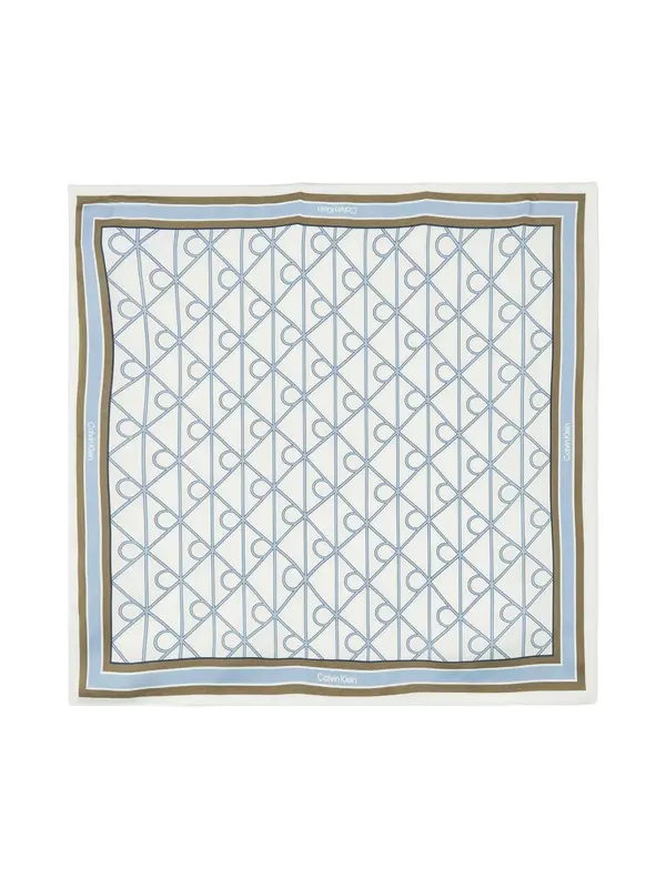 Calvin Klein Calvin Klein Ruta 'CK Monogram Print'  svetlo modra / oliva