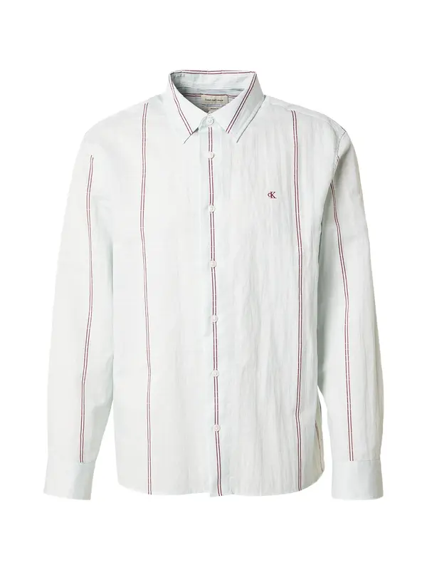 Calvin Klein Calvin Klein Srajca  pastelno modra / češnjevo rdeča / bela