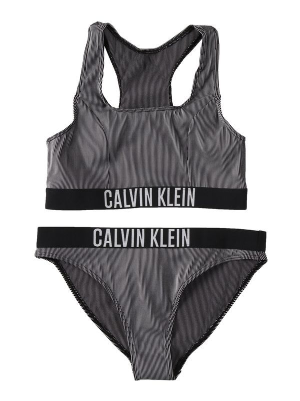 Calvin Klein Swimwear Calvin Klein Swimwear Bikini  črna / bela