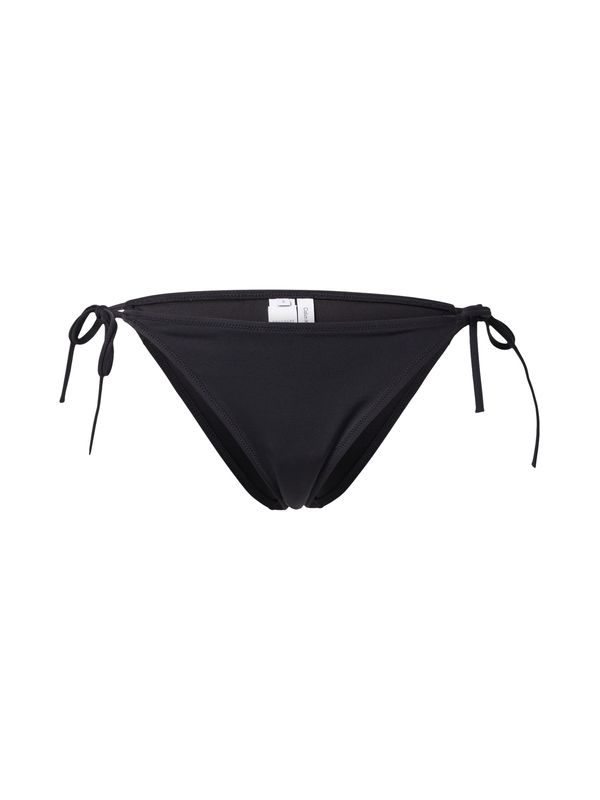 Calvin Klein Swimwear Calvin Klein Swimwear Bikini hlačke 'Cheeky'  črna / bela