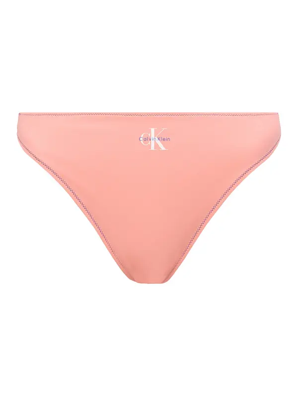 Calvin Klein Swimwear Calvin Klein Swimwear Bikini hlačke 'CK Monogram'  modra / pitaja / bela