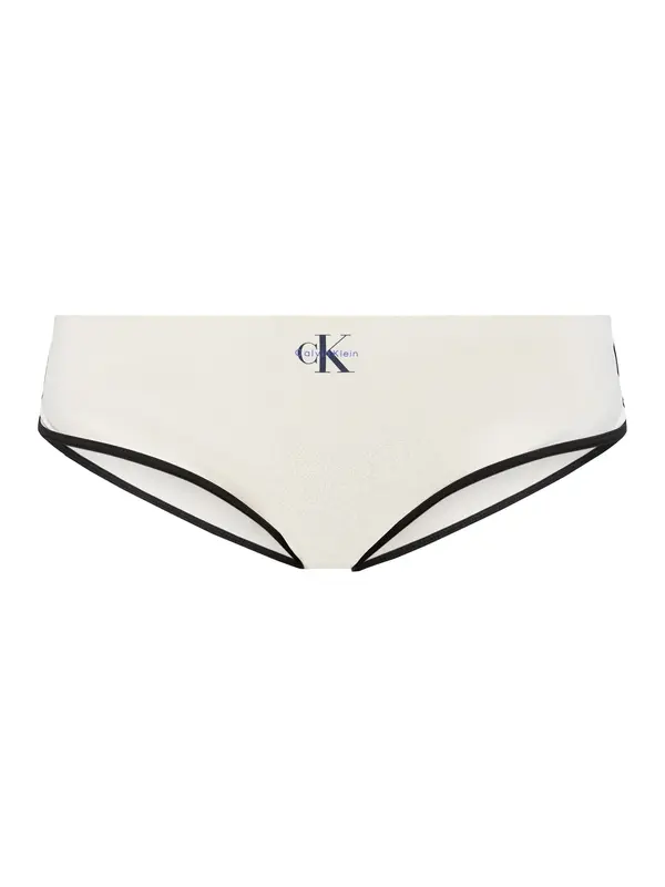 Calvin Klein Swimwear Calvin Klein Swimwear Bikini hlačke  črna / off-bela