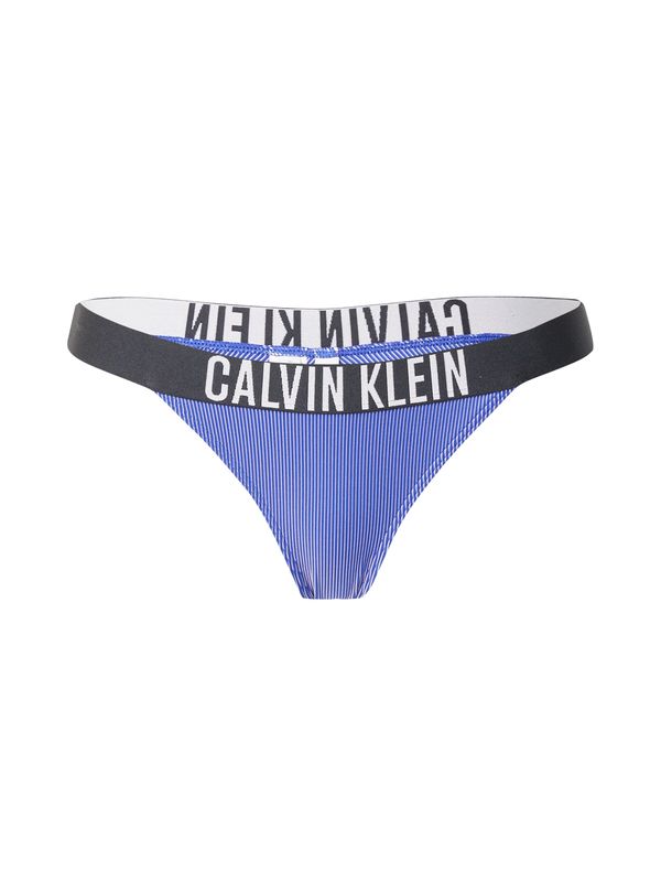 Calvin Klein Swimwear Calvin Klein Swimwear Bikini hlačke  kraljevo modra / črna / bela