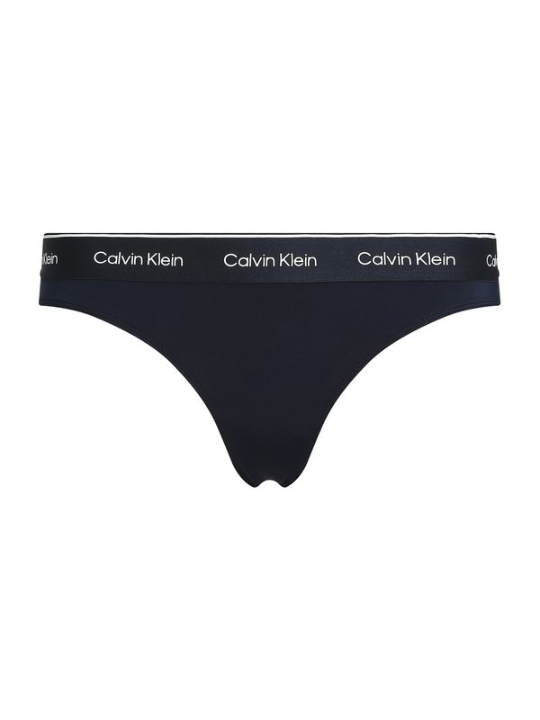 Calvin Klein Swimwear Calvin Klein Swimwear Bikini hlačke  nočno modra / bela