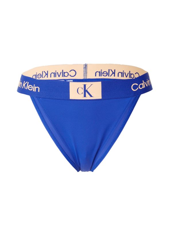 Calvin Klein Swimwear Calvin Klein Swimwear Bikini hlačke  nude / kobalt modra