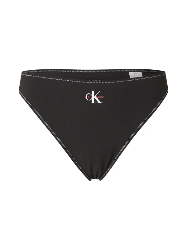 Calvin Klein Swimwear Calvin Klein Swimwear Bikini hlačke  rdeča / črna / bela