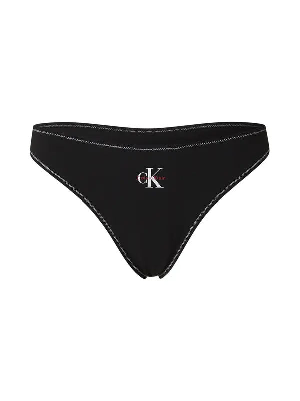 Calvin Klein Swimwear Calvin Klein Swimwear Bikini hlačke  rdeča / črna / bela