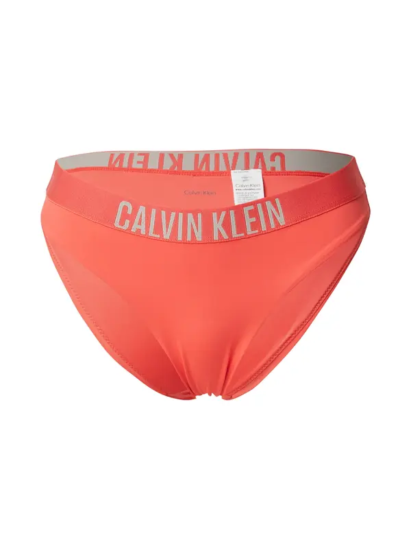 Calvin Klein Swimwear Calvin Klein Swimwear Bikini hlačke  siva / losos
