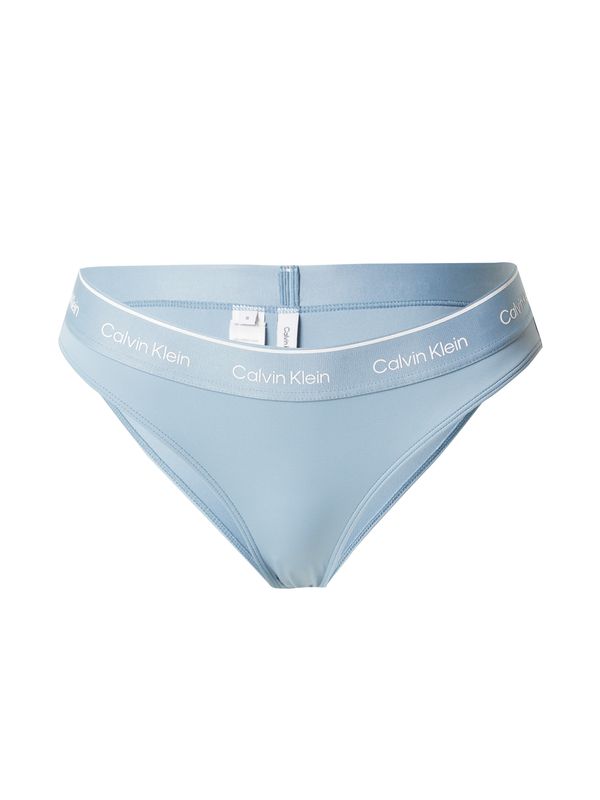 Calvin Klein Swimwear Calvin Klein Swimwear Bikini hlačke  svetlo modra / bela