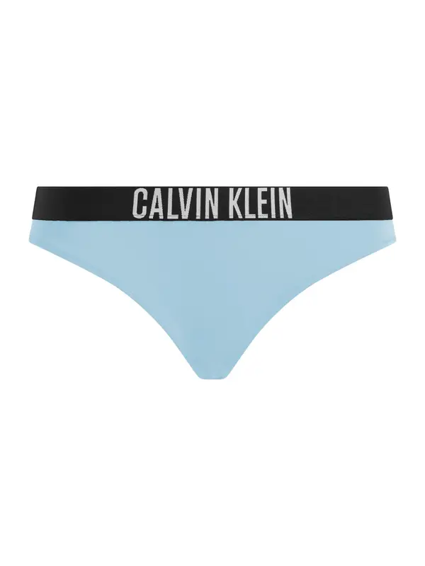 Calvin Klein Swimwear Calvin Klein Swimwear Bikini hlačke  svetlo modra / siva / črna