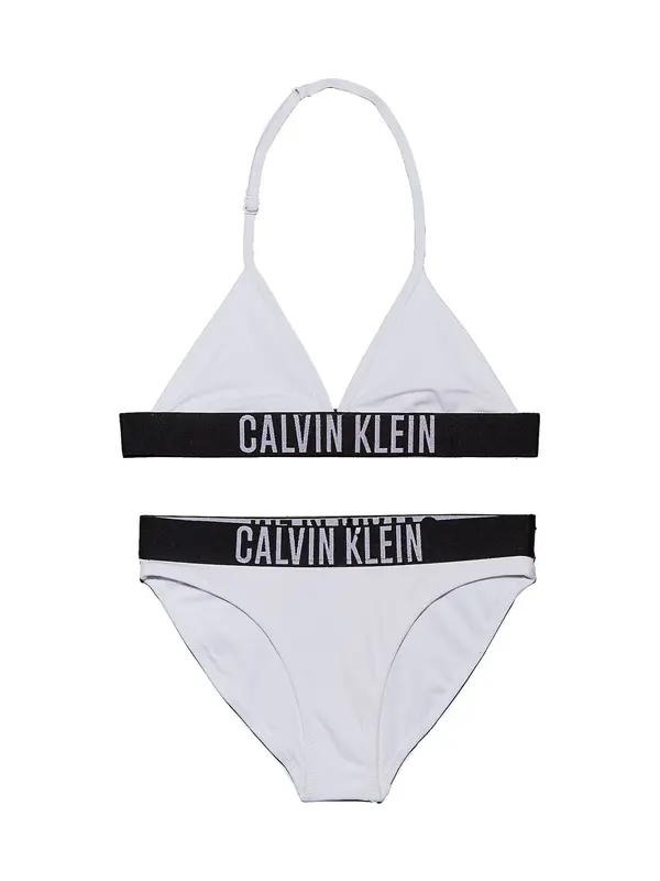 Calvin Klein Swimwear Calvin Klein Swimwear Bikini 'Intense Power'  črna / bela