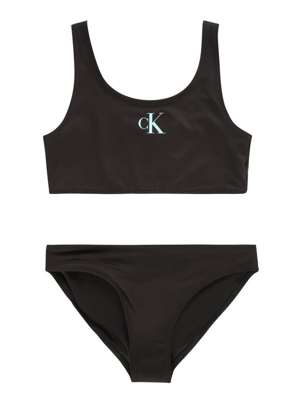 Calvin Klein Swimwear Calvin Klein Swimwear Bikini  pastelno modra / črna