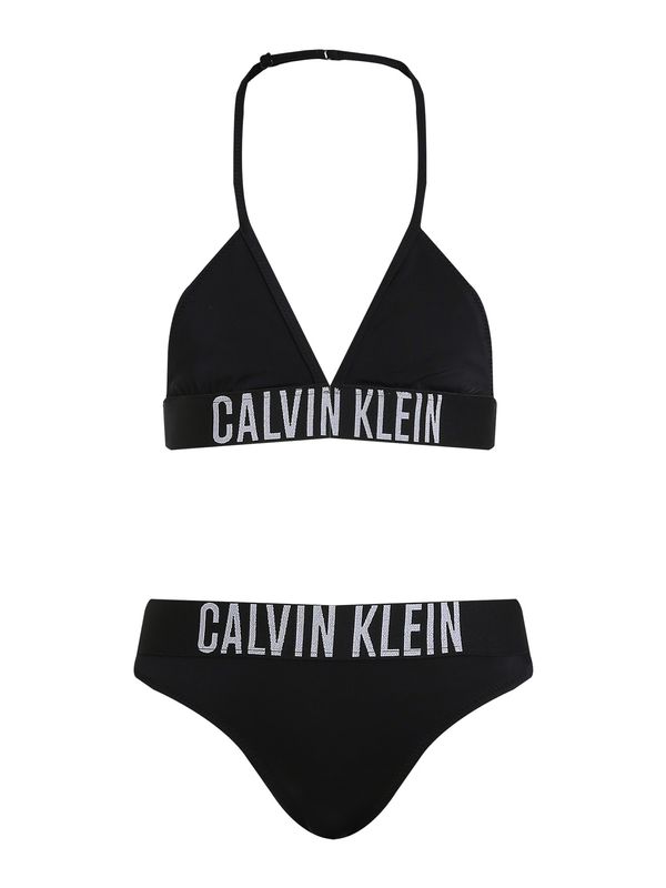 Calvin Klein Swimwear Calvin Klein Swimwear Bikini  svetlo siva / črna