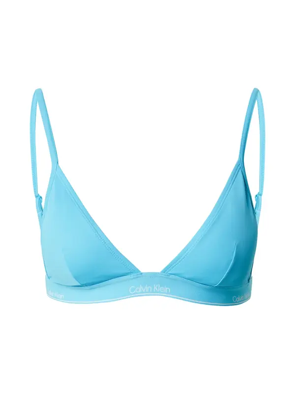 Calvin Klein Swimwear Calvin Klein Swimwear Bikini zgornji del  azur / bela