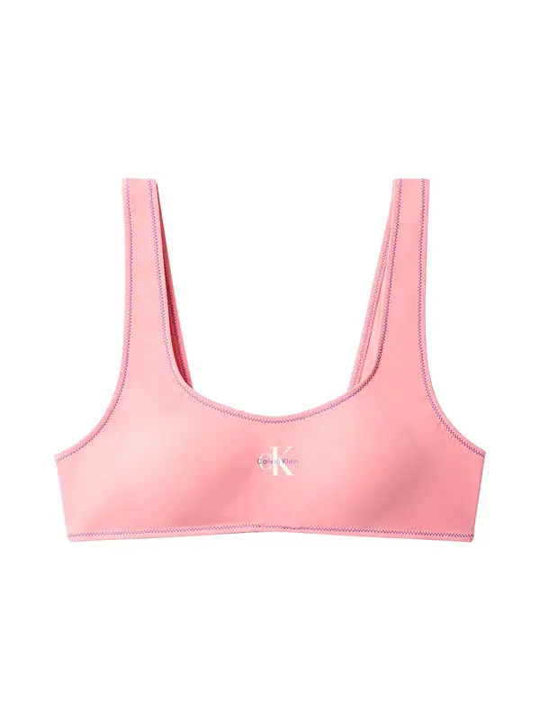 Calvin Klein Swimwear Calvin Klein Swimwear Bikini zgornji del 'CK Monogram'  lila / roza / bela