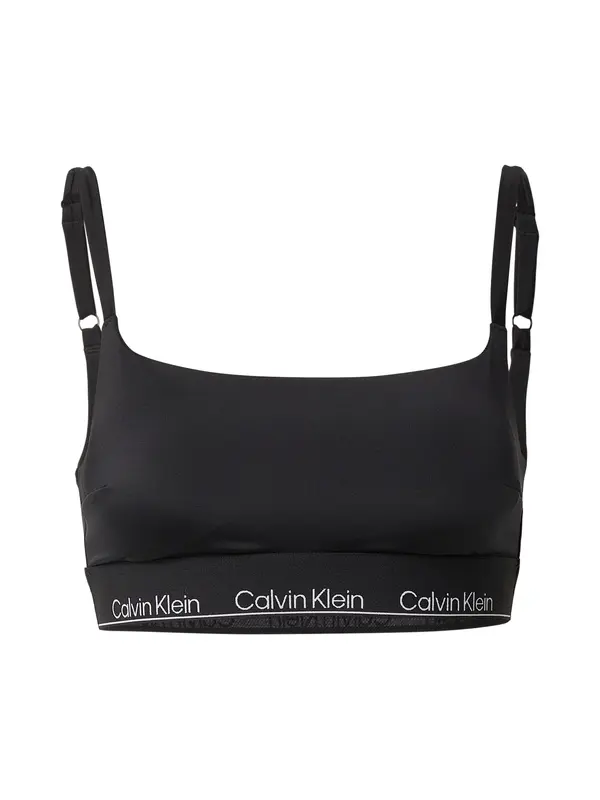 Calvin Klein Swimwear Calvin Klein Swimwear Bikini zgornji del  črna / bela