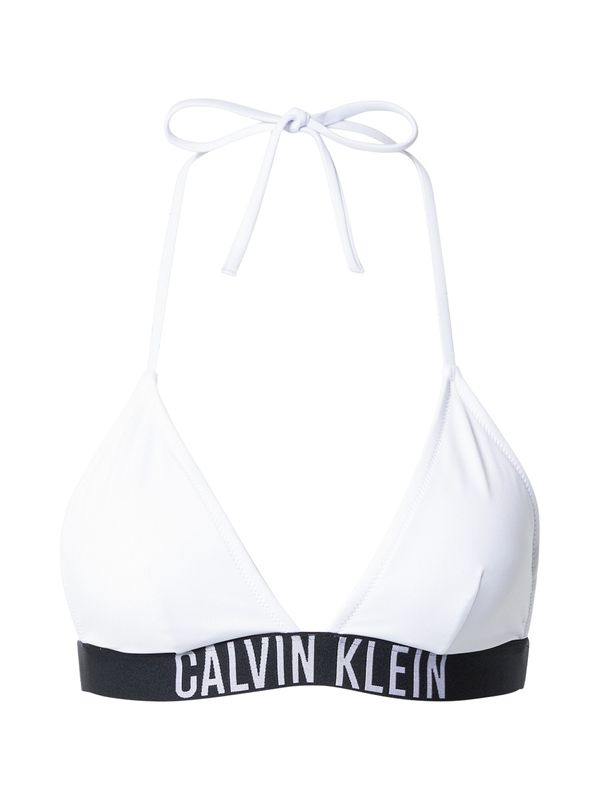 Calvin Klein Swimwear Calvin Klein Swimwear Bikini zgornji del  črna / bela